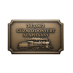 303002 Gőzmozdonyért Alapítvány logó