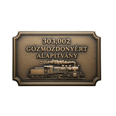303002 Gőzmozdonyért Alapítvány logó